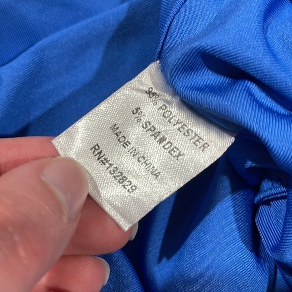 Superdown Blue Jules Draped Front Mini Skirt - Picture 9 of 9